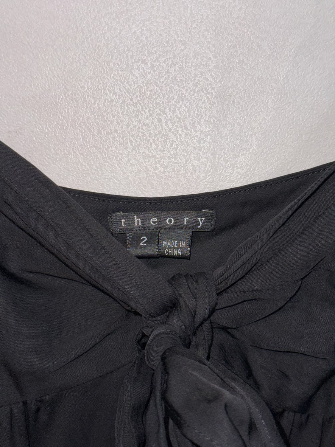 Theory black satin ribbon mini ops 상품이미지7