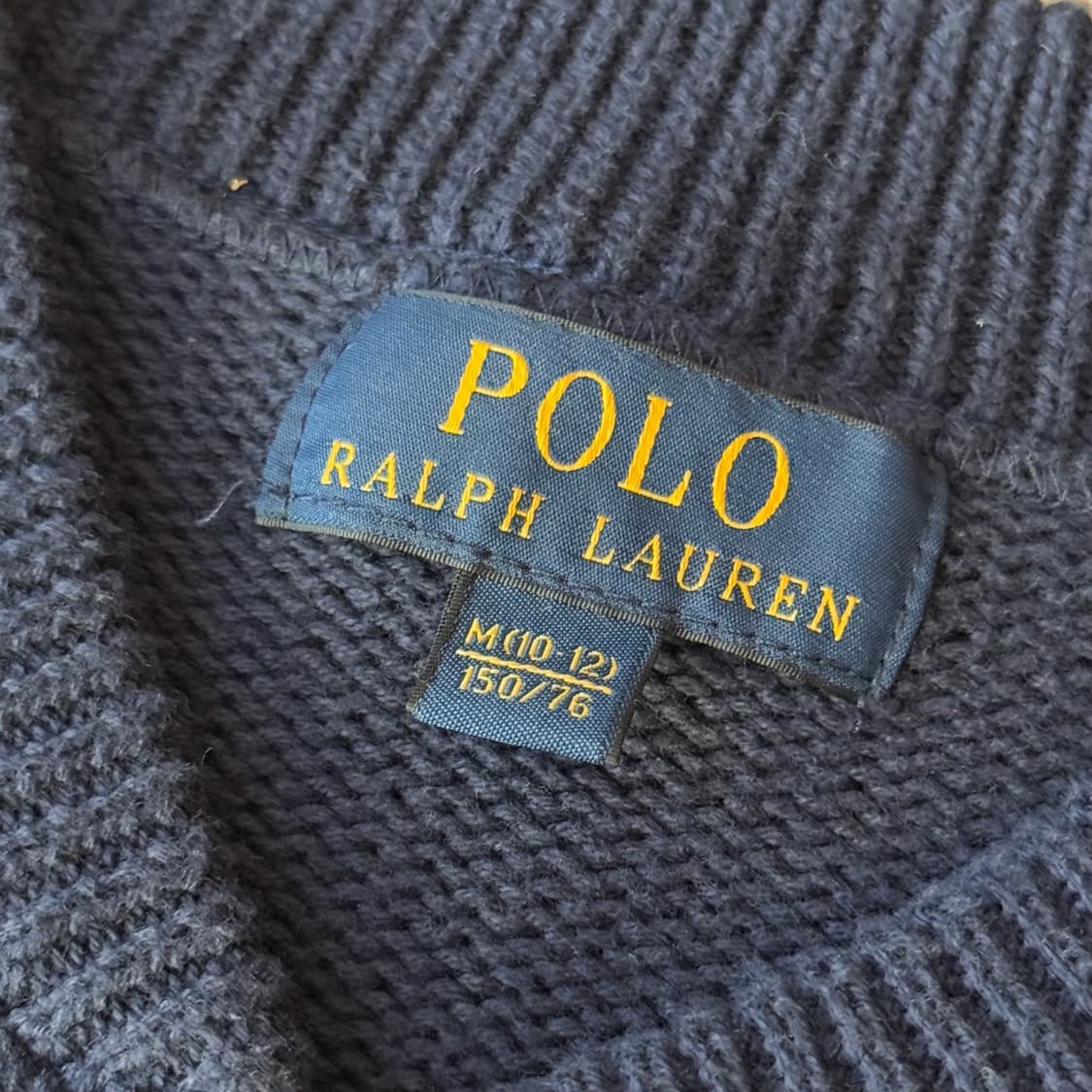 폴로 랄프로렌 빅포니 네이비 니트 집업 상품이미지2