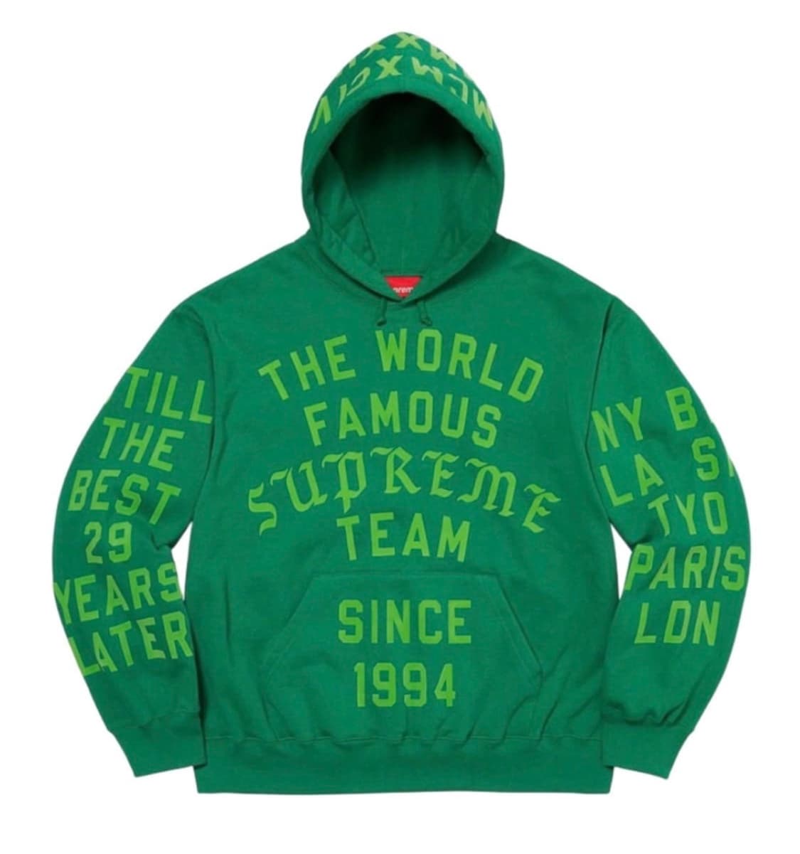 Supreme 23SS 후디 그린 XL 상품이미지1