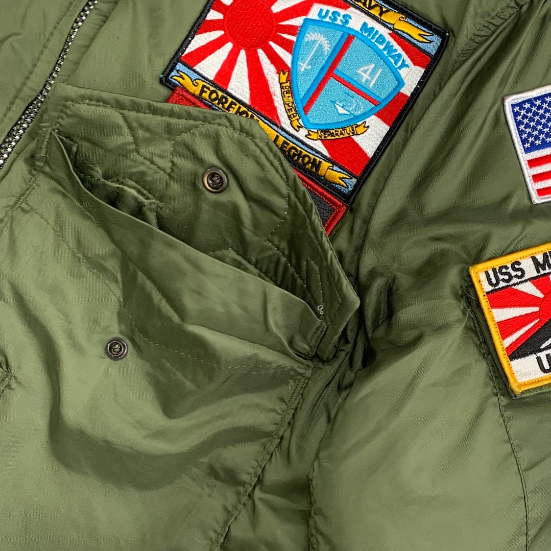 U.S. NAVY 비행대 G-8 WEP 플라이트 재킷 1764 상품이미지5