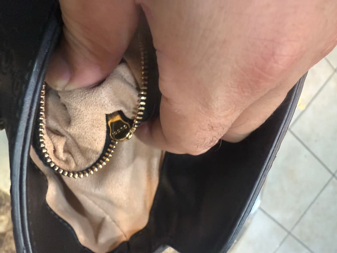 정품 구찌 GG로고 시마 레더 탑 핸들 2way백 팝니다 상품이미지9