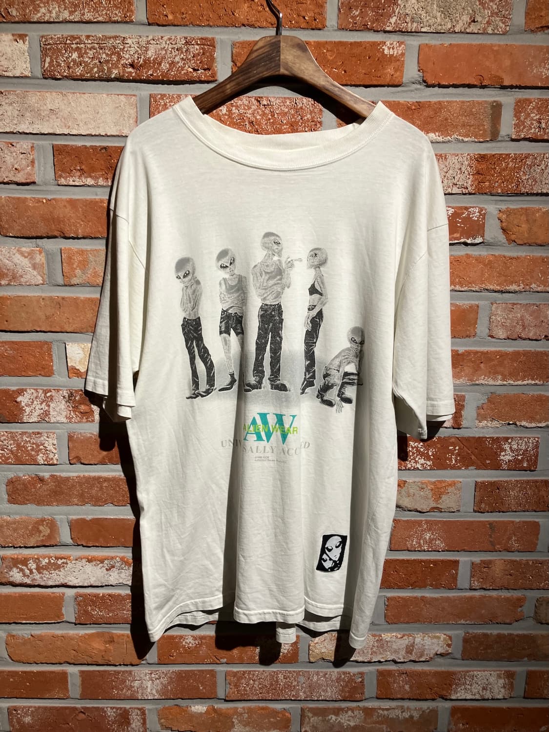 90s USA 빈티지 에일리언 반팔 티셔츠 상품이미지2