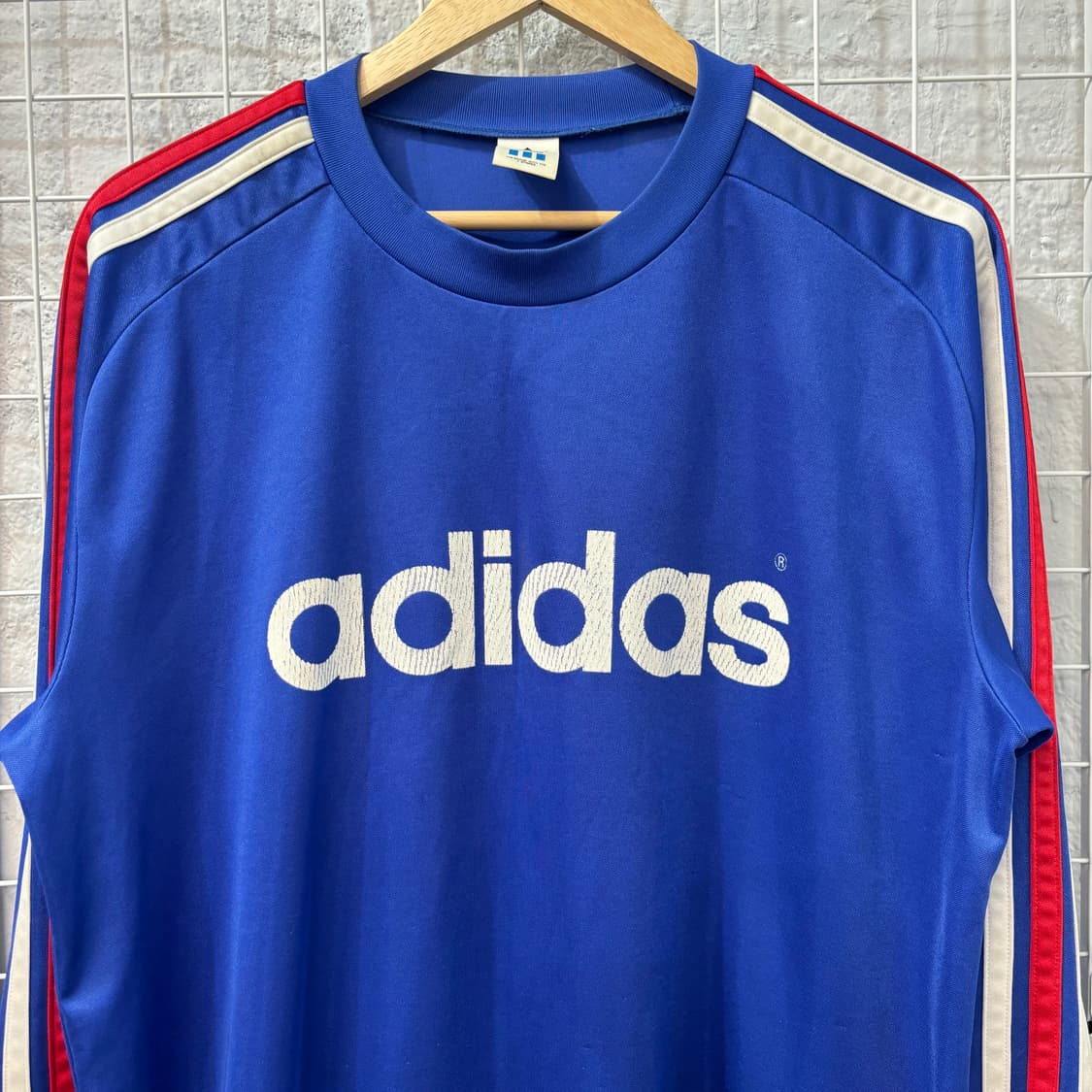 90s 아디다스 데상트 올드스쿨 빅 로고 롱슬리브 L 상품이미지3