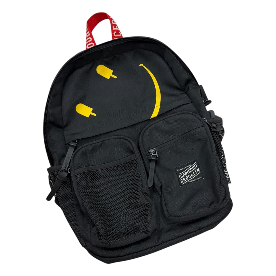 아이스비스킷 스마일 더블 포켓백팩 가방 상품이미지2