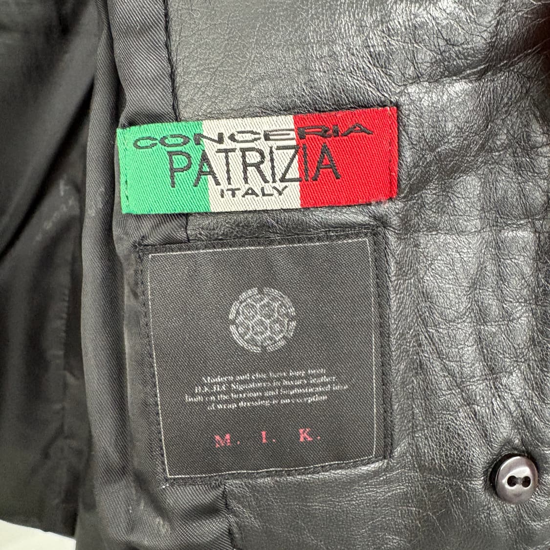ITALY 블랙 양가죽 여성 자켓 S 상품이미지6