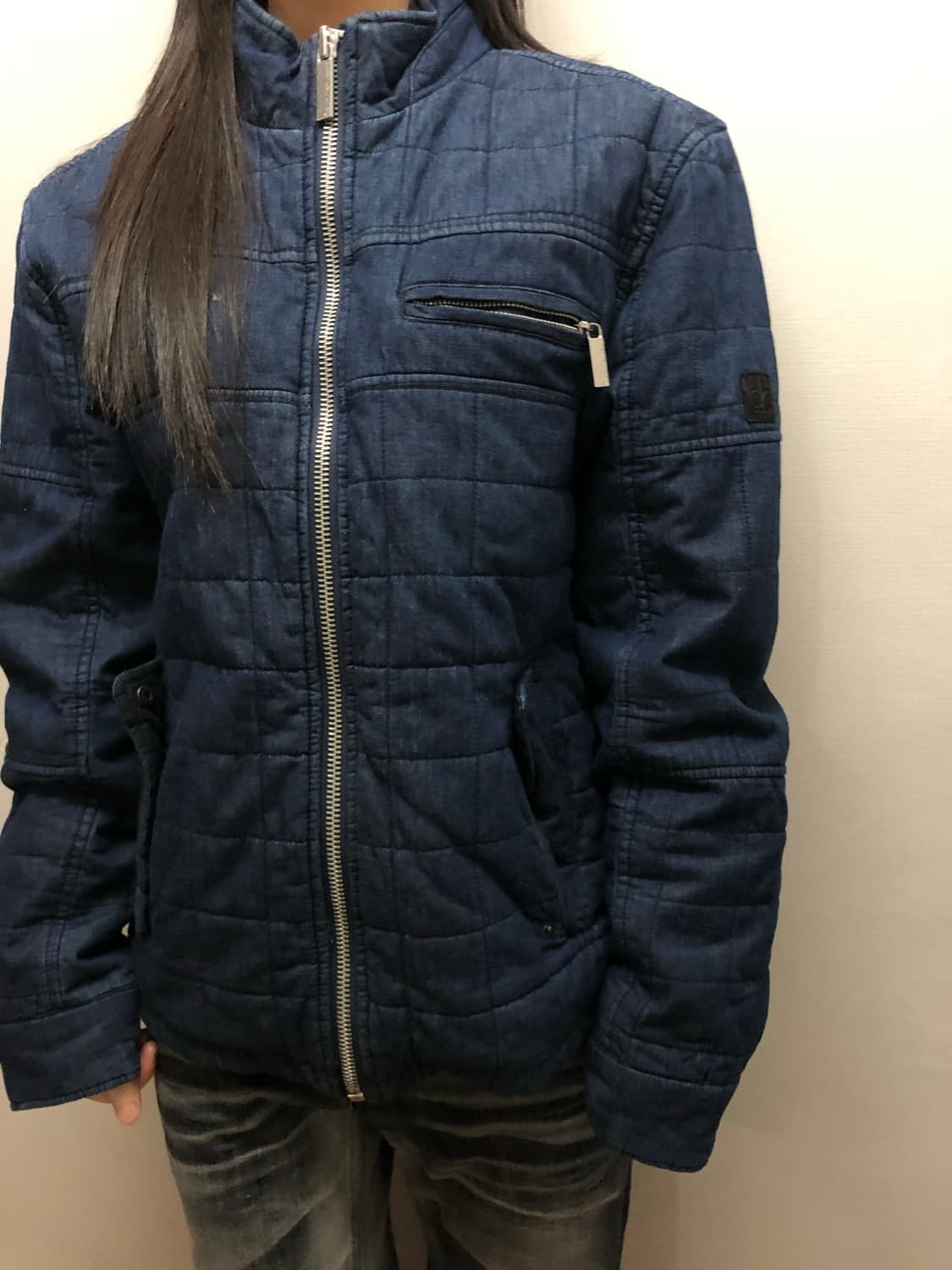 빈티지 켈빈클라인 데님 펑크 자켓 상품이미지4