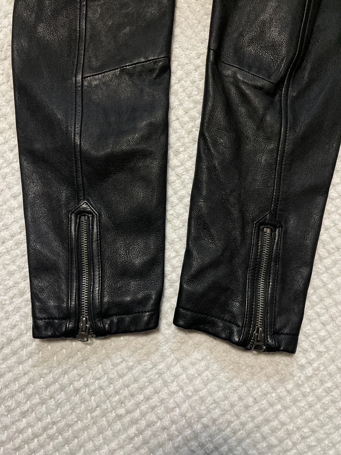 바나나 리퍼블릭 웨스턴 무드 리얼레더 2WAY 소가죽 바이커 자켓 상품이미지9