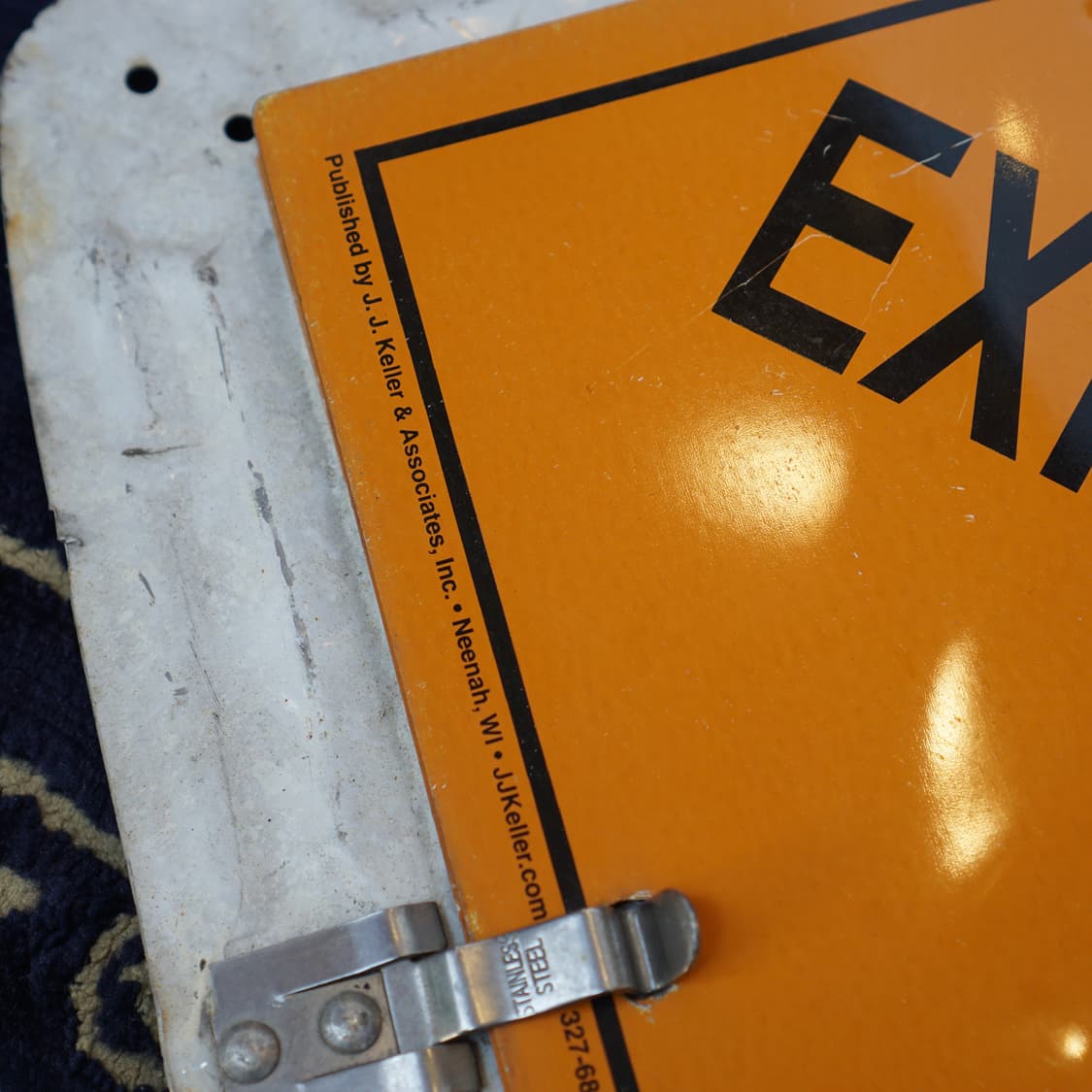 빈티지 소품 USA 교통부 금속 표지판 상품이미지6