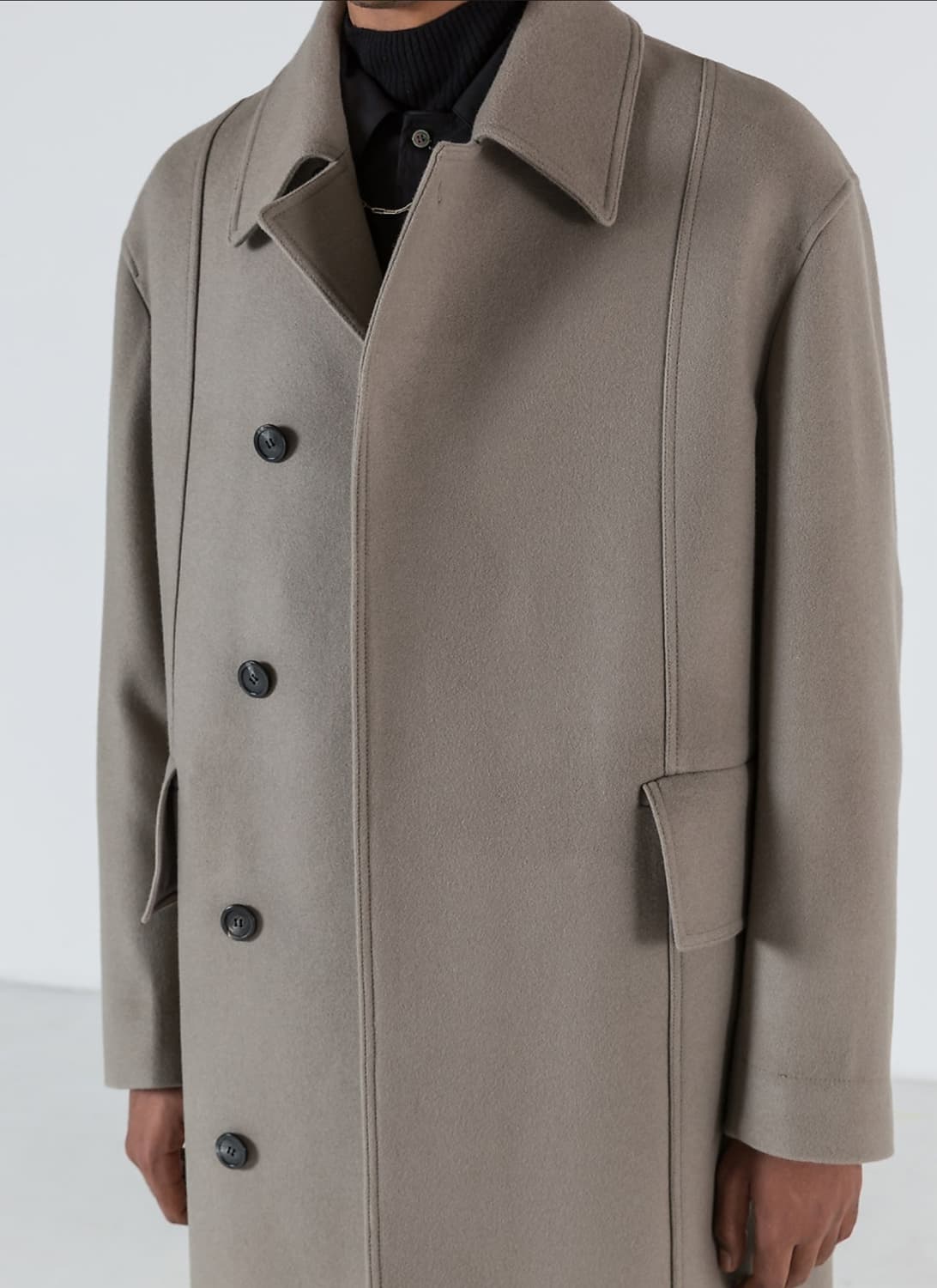 벨리에 컬럼 더블 오버 발마칸 코트 s 상품이미지1