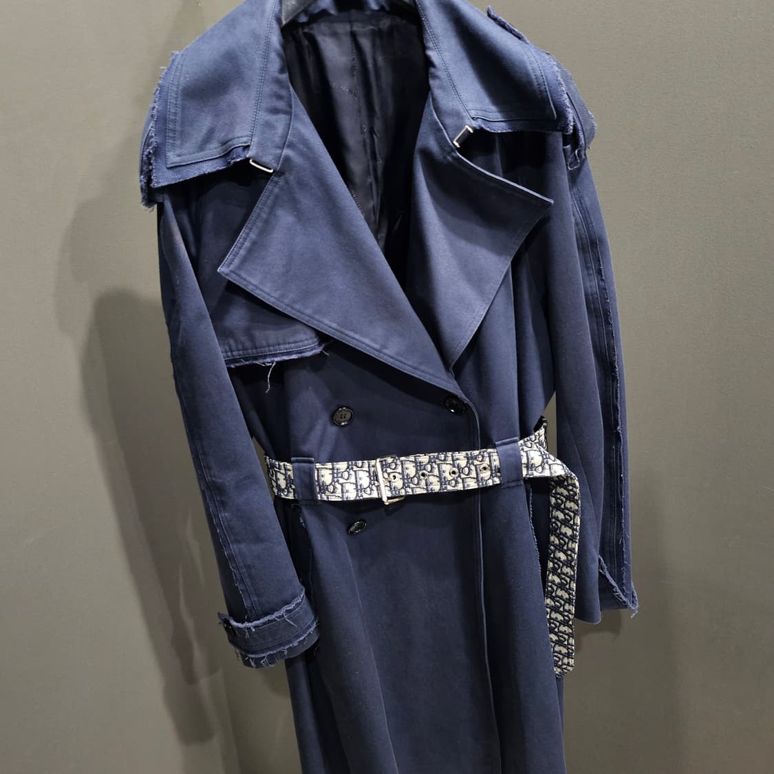 국내3피스)디올 오블리크 벨티드 디스트로이트 오버 코트 상품이미지2