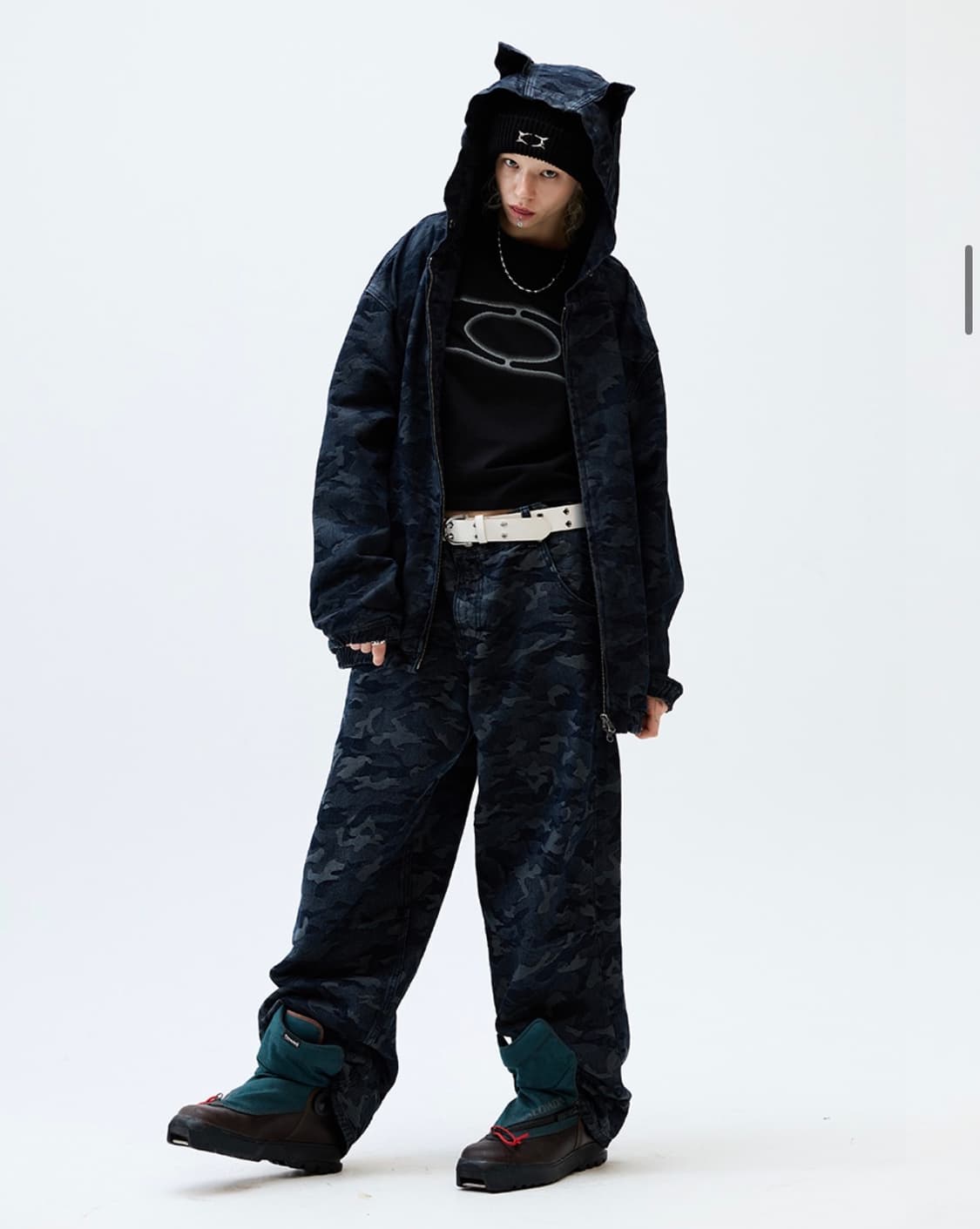 크리틱 카모 데님 워싱 셋업 상품이미지4