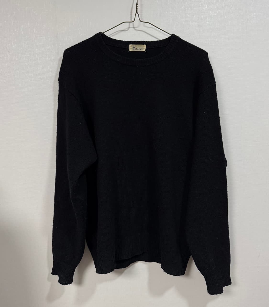 요지야마모토 러프 울 니트 상품이미지1