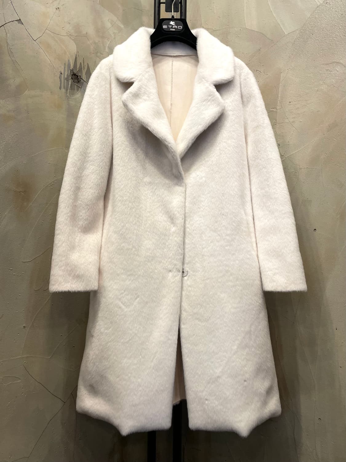 100% 알파카 롱코트 55~66 상품이미지4