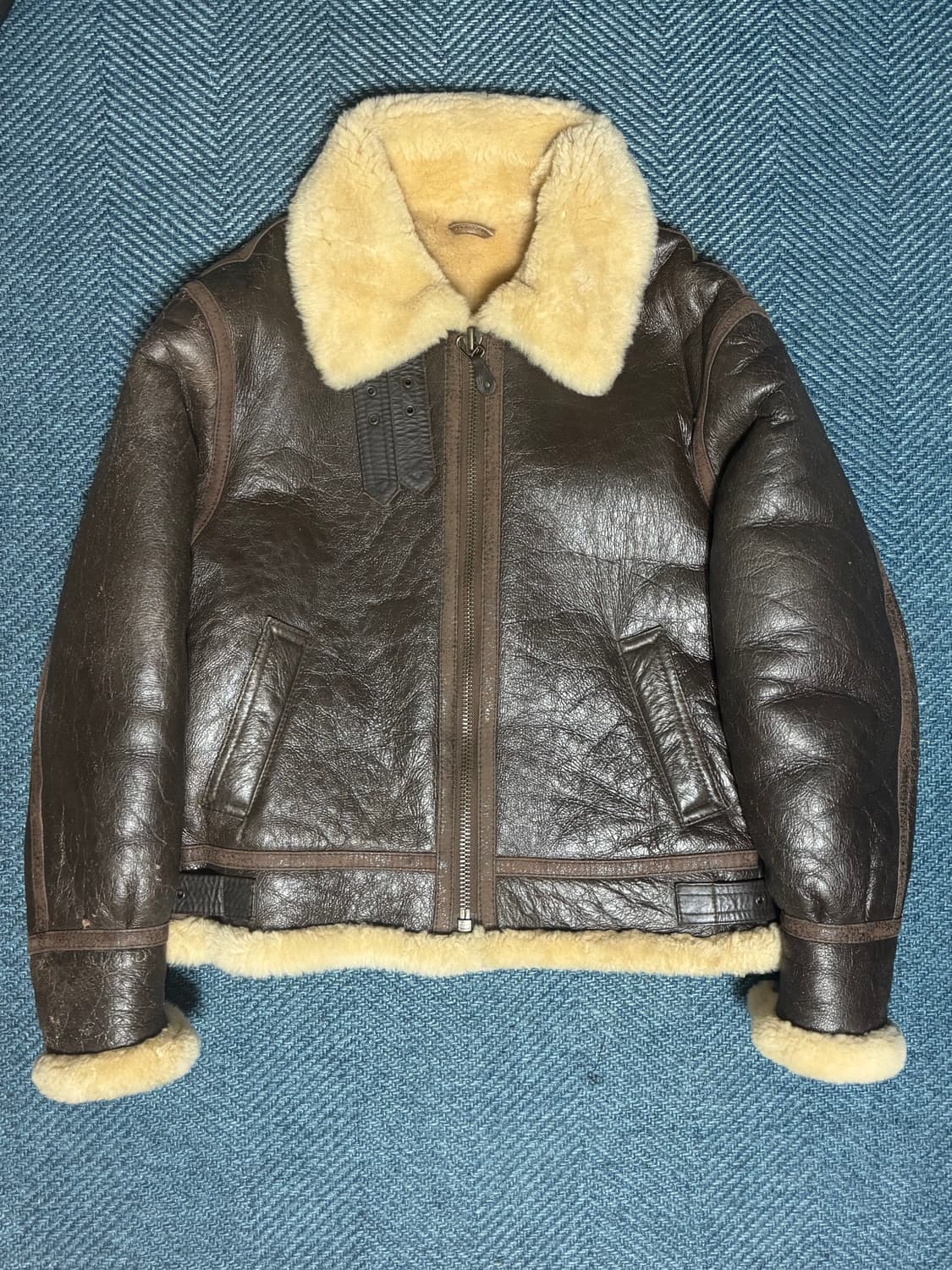 B-3 램스킨 오지리널 무스탕자켓 상품이미지2