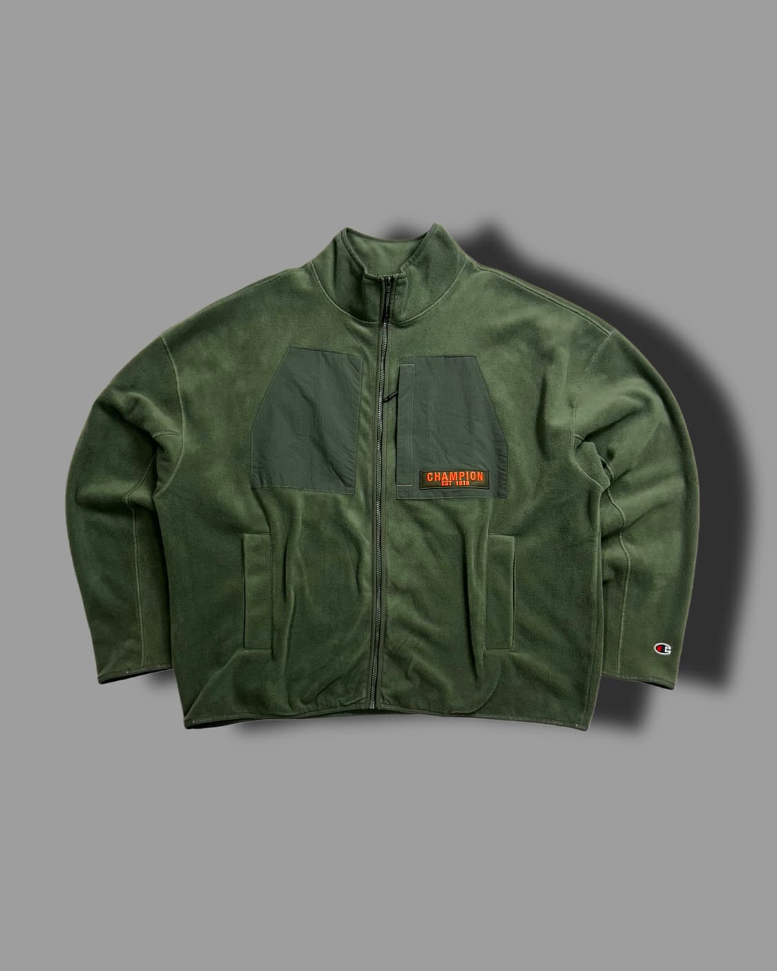 챔피온 카키 플리스 자켓 XL 상품이미지4
