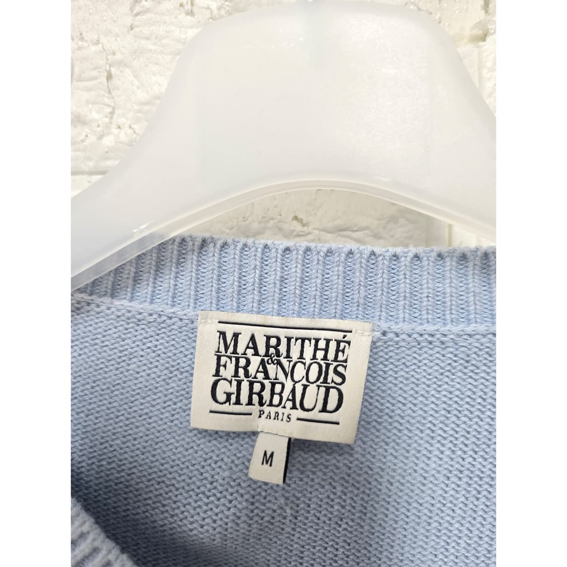 택포_ 마리떼 프랑소와저버 하늘색 니트 M 상품이미지2