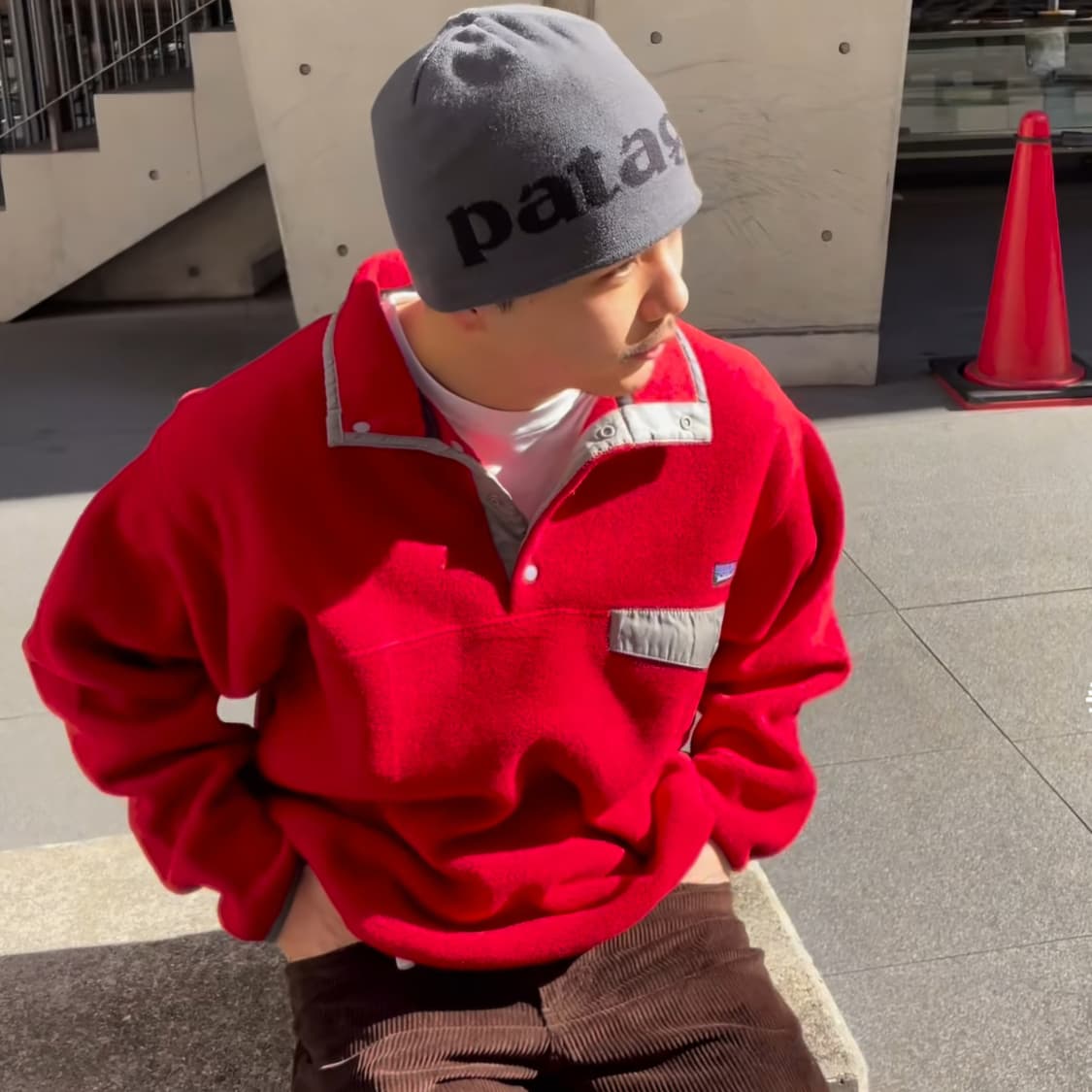 파타고니아 신칠라 스냅티 레드 실버 m 상품이미지10