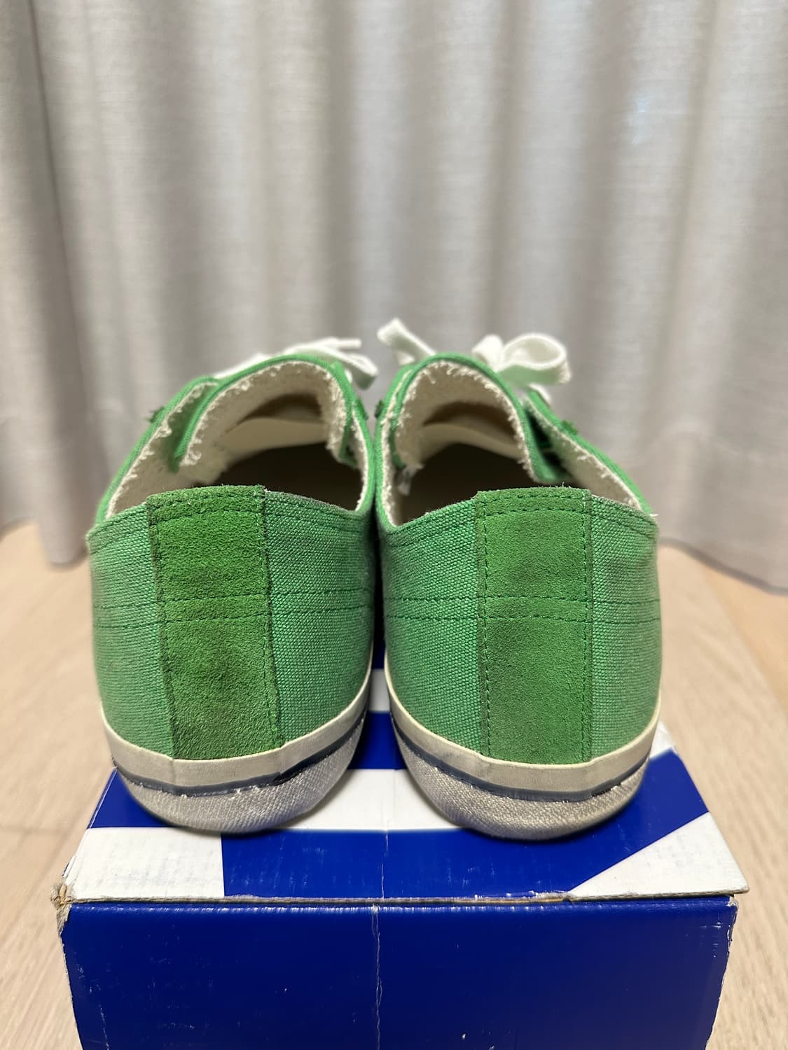 골든구스 V-STAR 2 그린 캔버스 41 상품이미지2