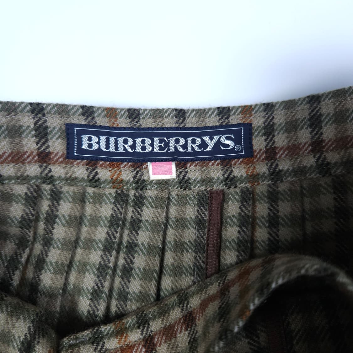 버버리 울 체크 롱 스커트  상품이미지3