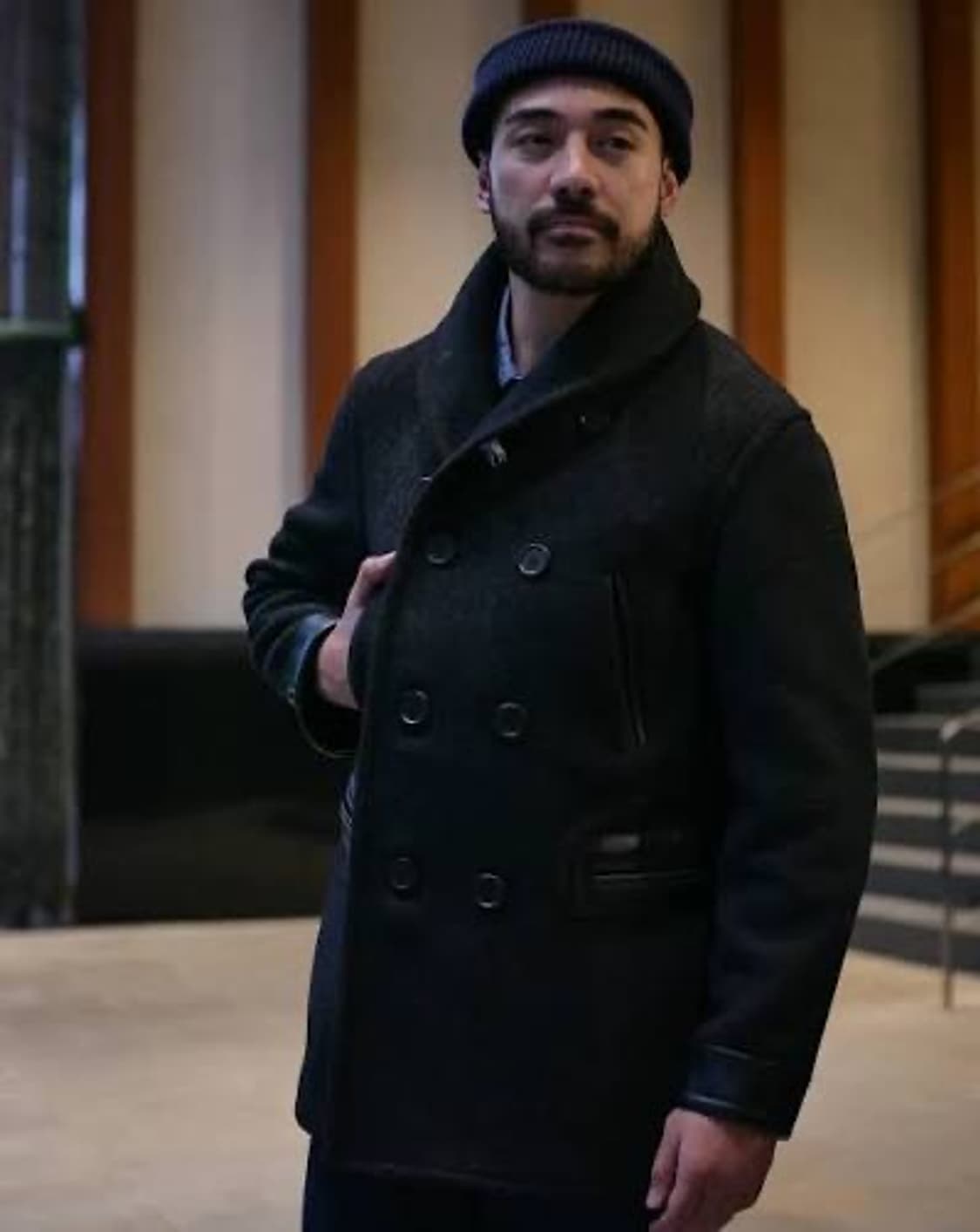 마틴 마르지엘라 블랙 가죽 패치 코트 48 상품이미지7