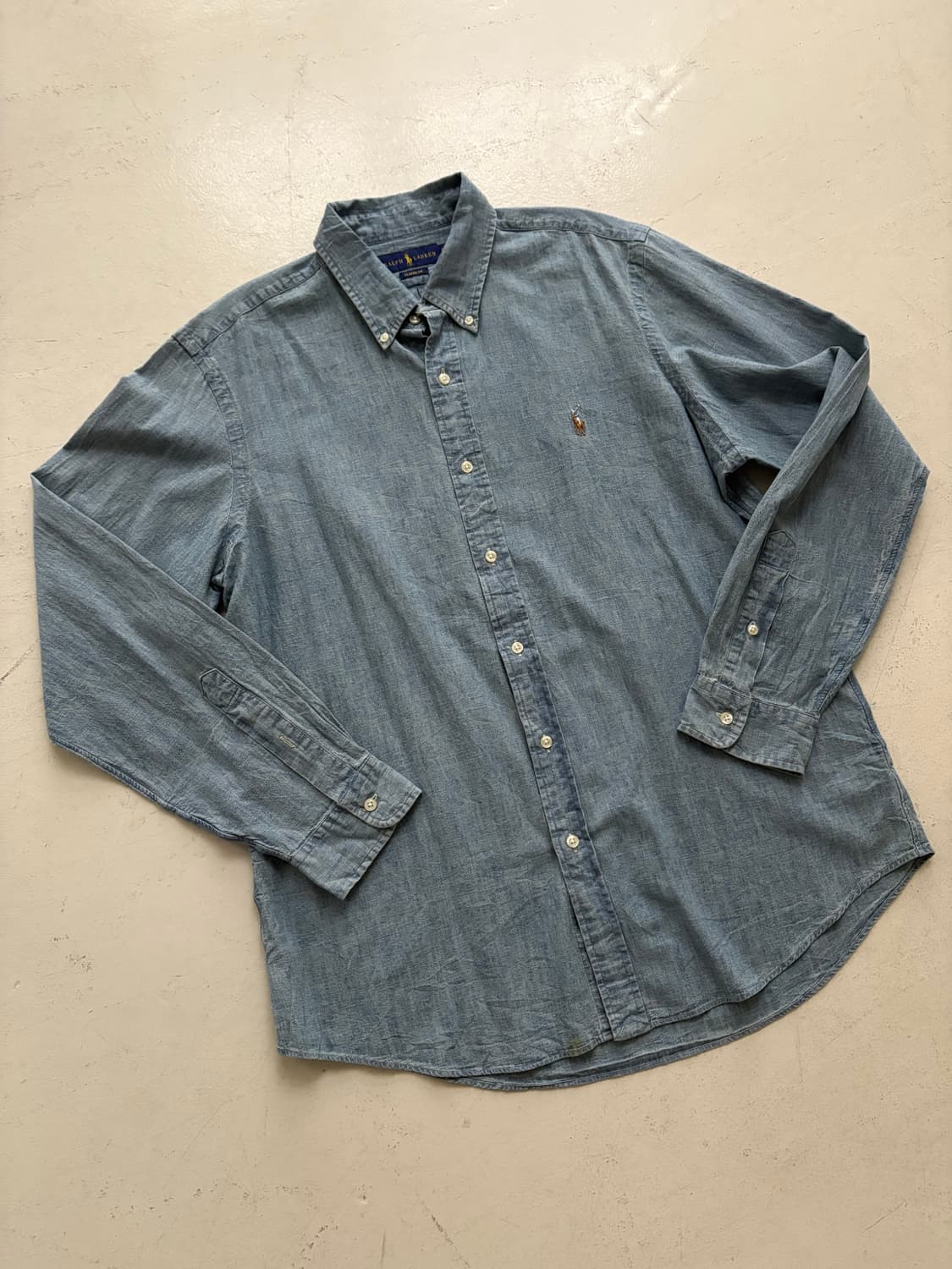 Polo Ralph Lauren Chambray Blue shirt  상품이미지2