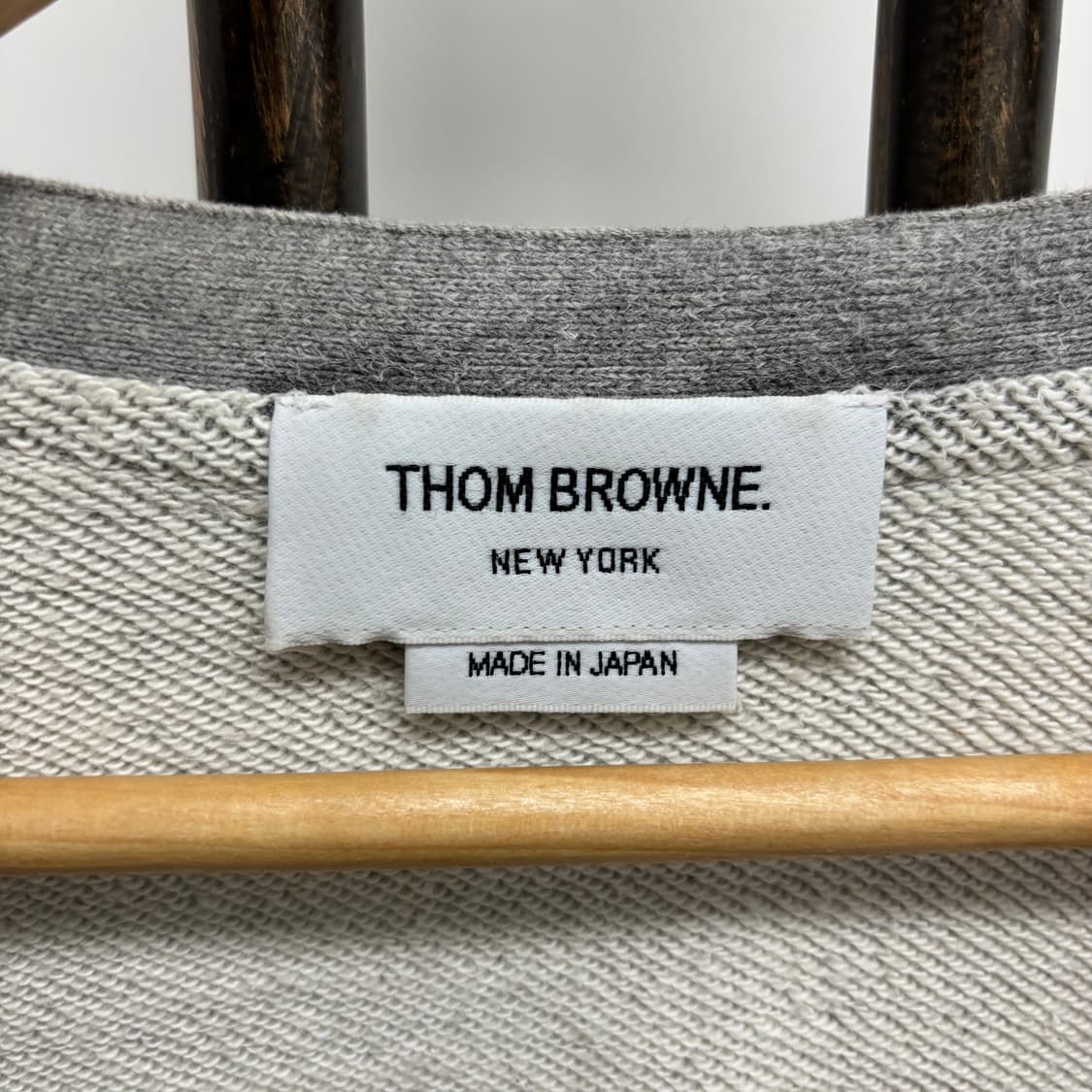 [5]톰브라운 사선완장 코튼 가디건 상품이미지3