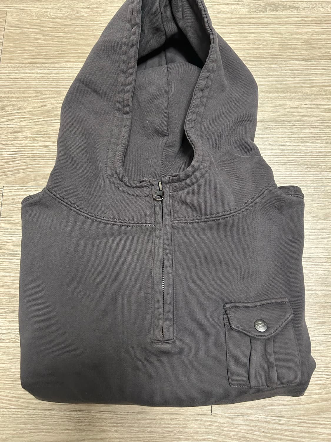 Poket Hoodie Charcoal 상품이미지2