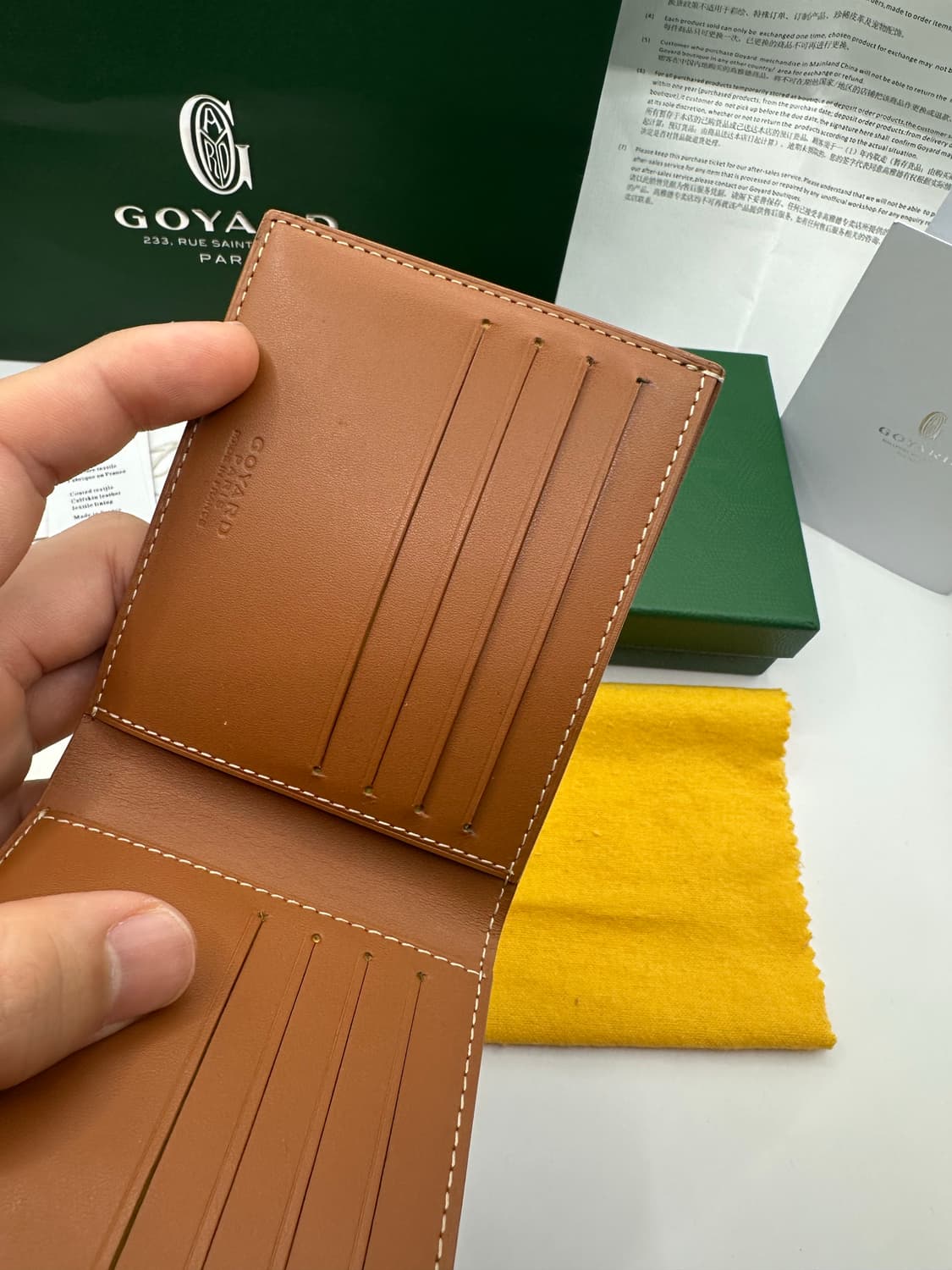 [새상품급/풀박스]고야드 빅투아르 반지갑 상품이미지3