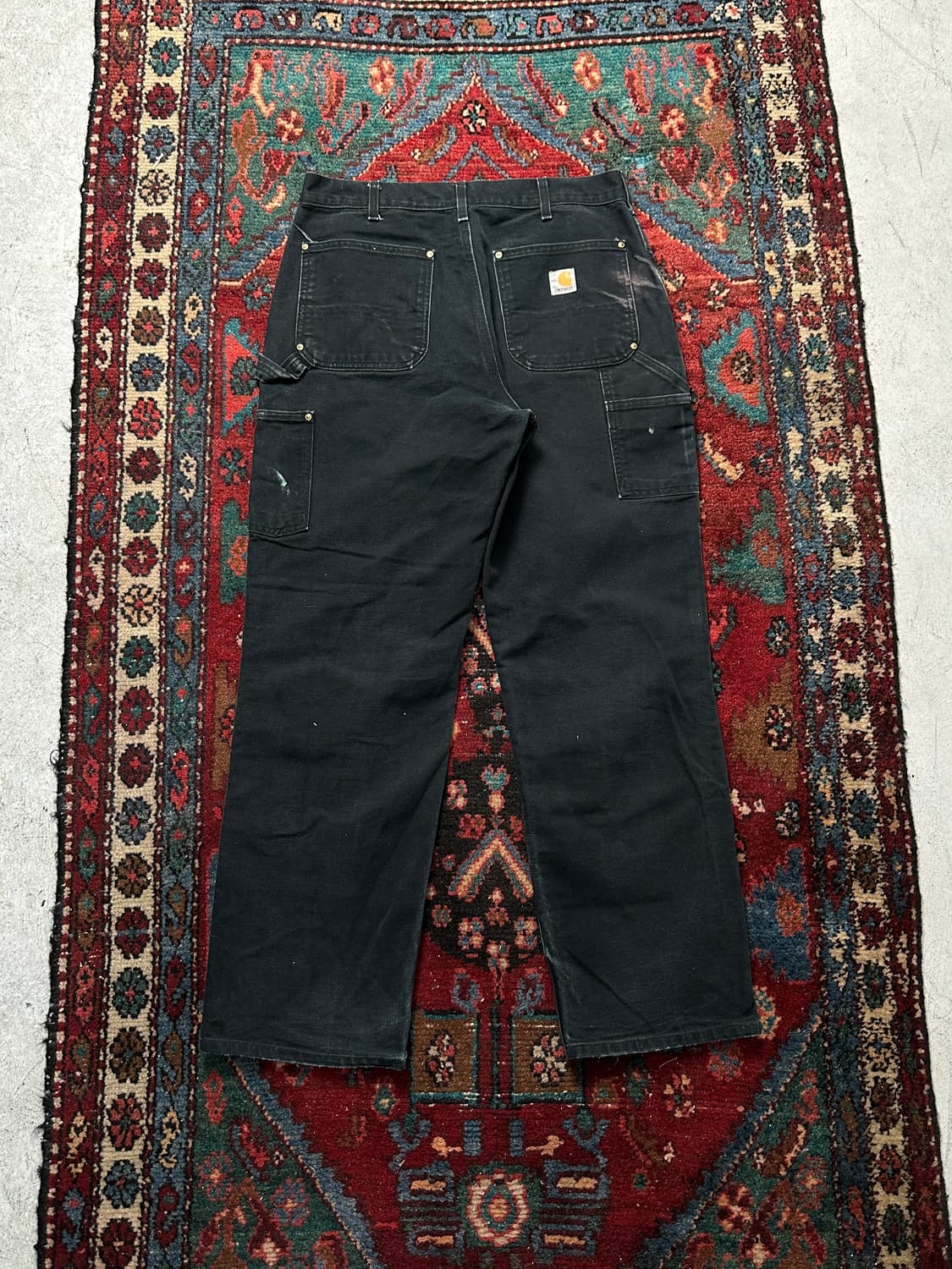 OG USA Made 칼하트 B01 더블니 블랙 칼하트 썩블니 상품이미지4