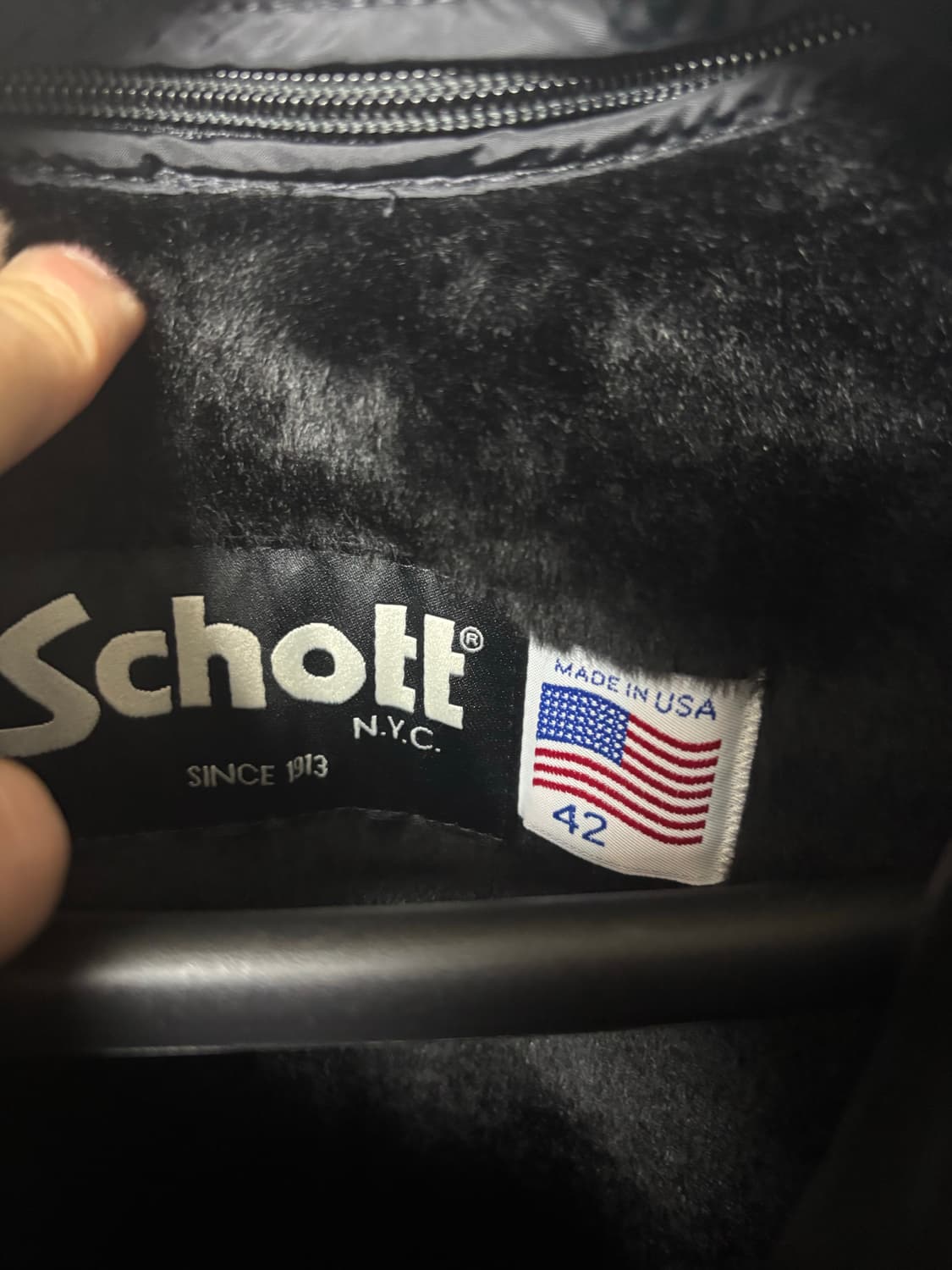 쇼트nyc 141 42사이즈 싱글라이더 자켓 상품이미지3