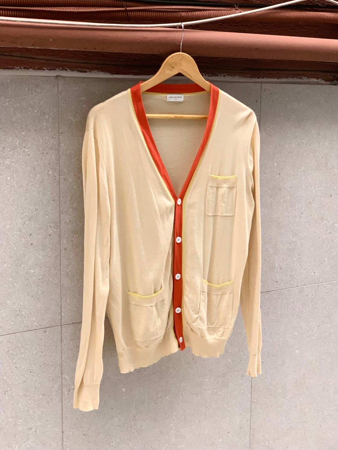 드리스 반 노튼 가디건 (cream) 상품이미지1