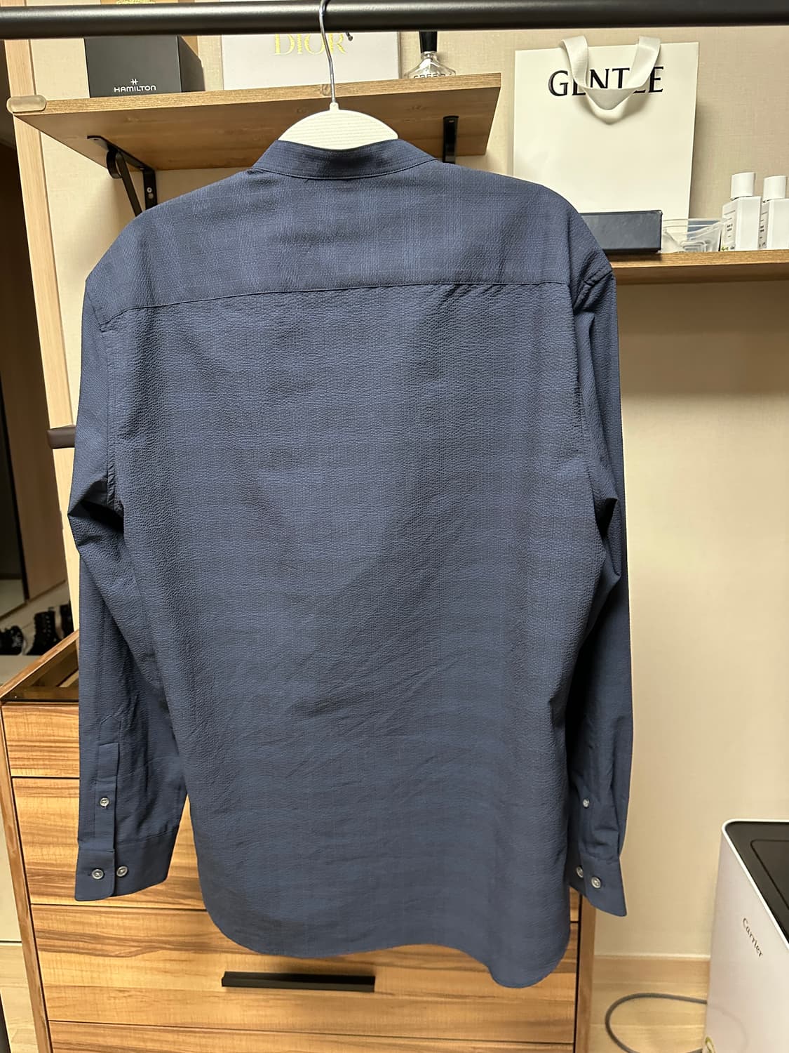 올젠 에어매쉬 셔츠 다크 네이비 남성 100   상품이미지3