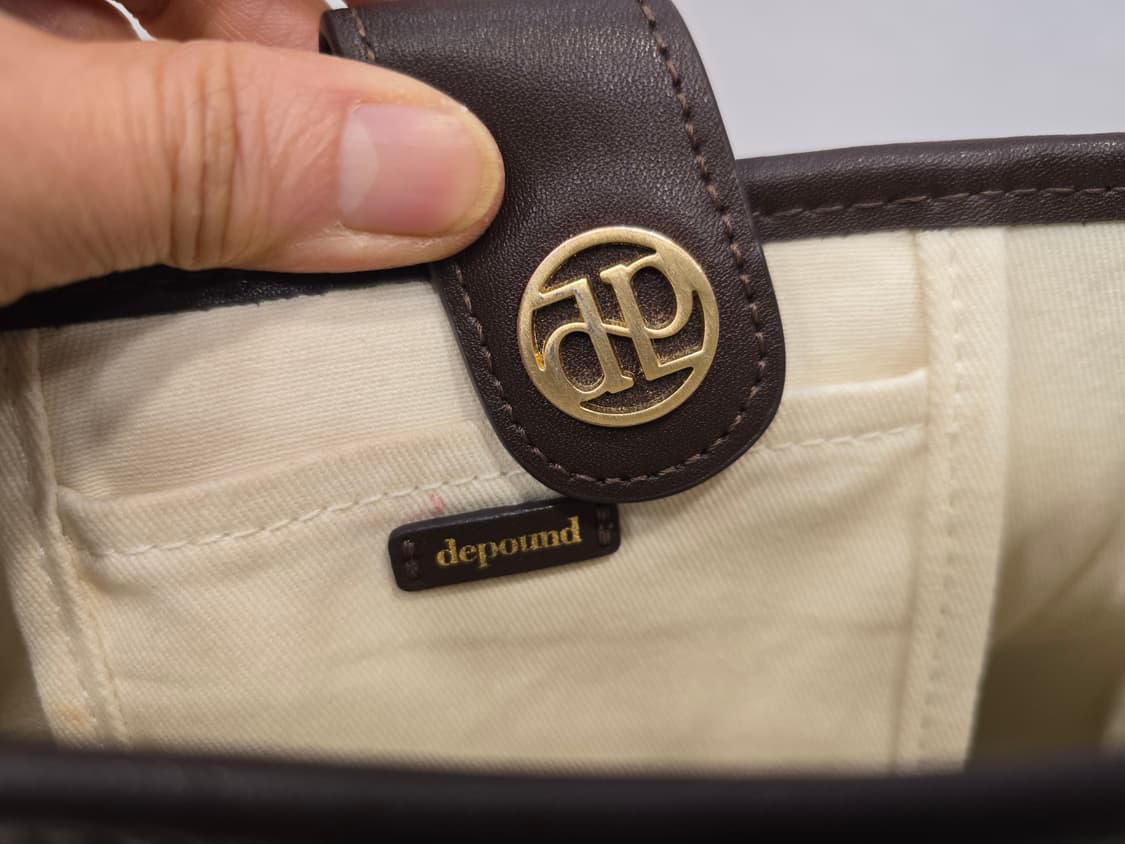 드파운드 타운백 아이보리 캔버스 숄더백 상품이미지8