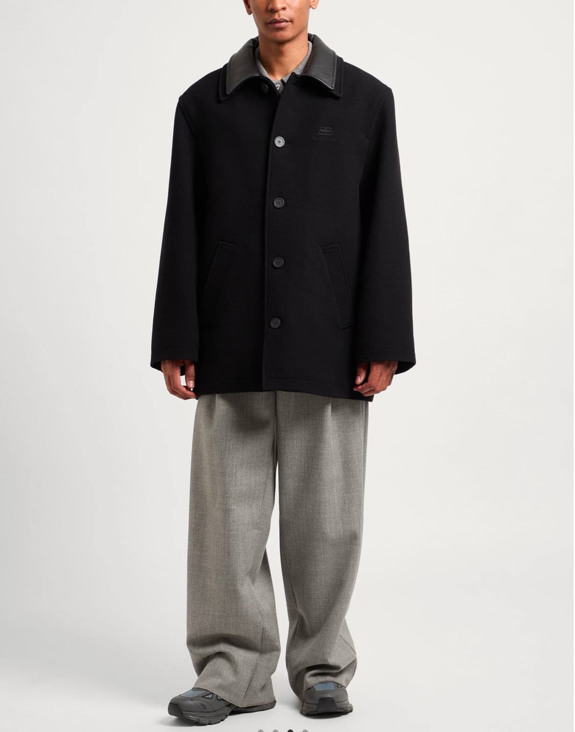 *새상품* 발렌시아가 캐시미어 오버핏 울코트 상품이미지1