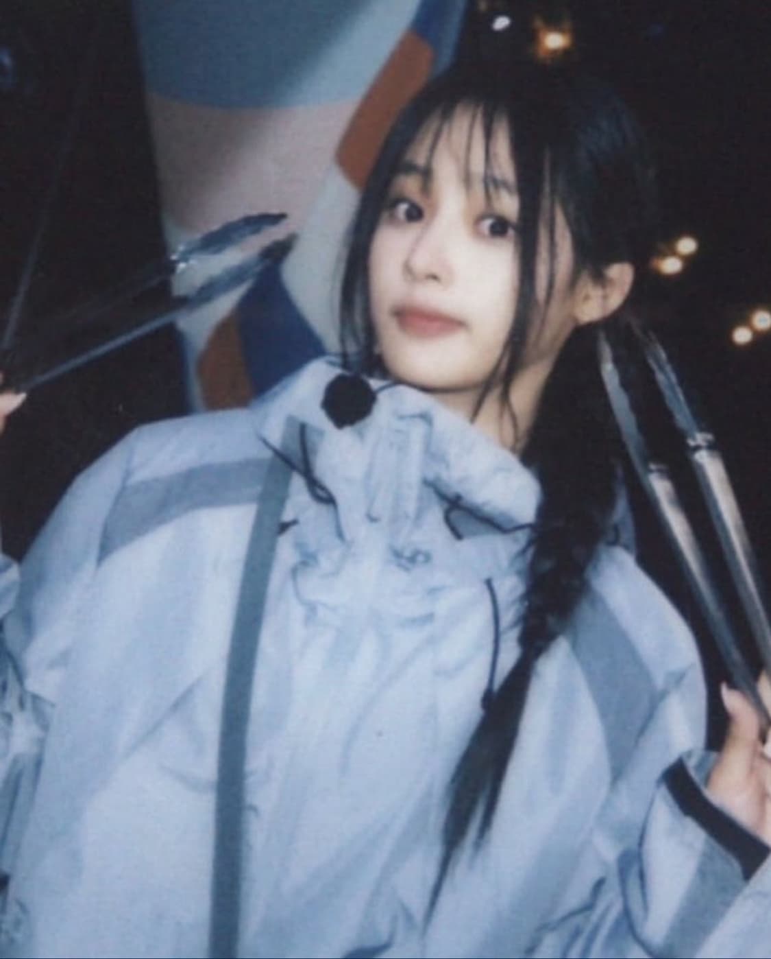 산산기어 24ss 윈드 쉴디드 자켓 아이스 그레이 사이즈1 민지 바람막이 상품이미지2