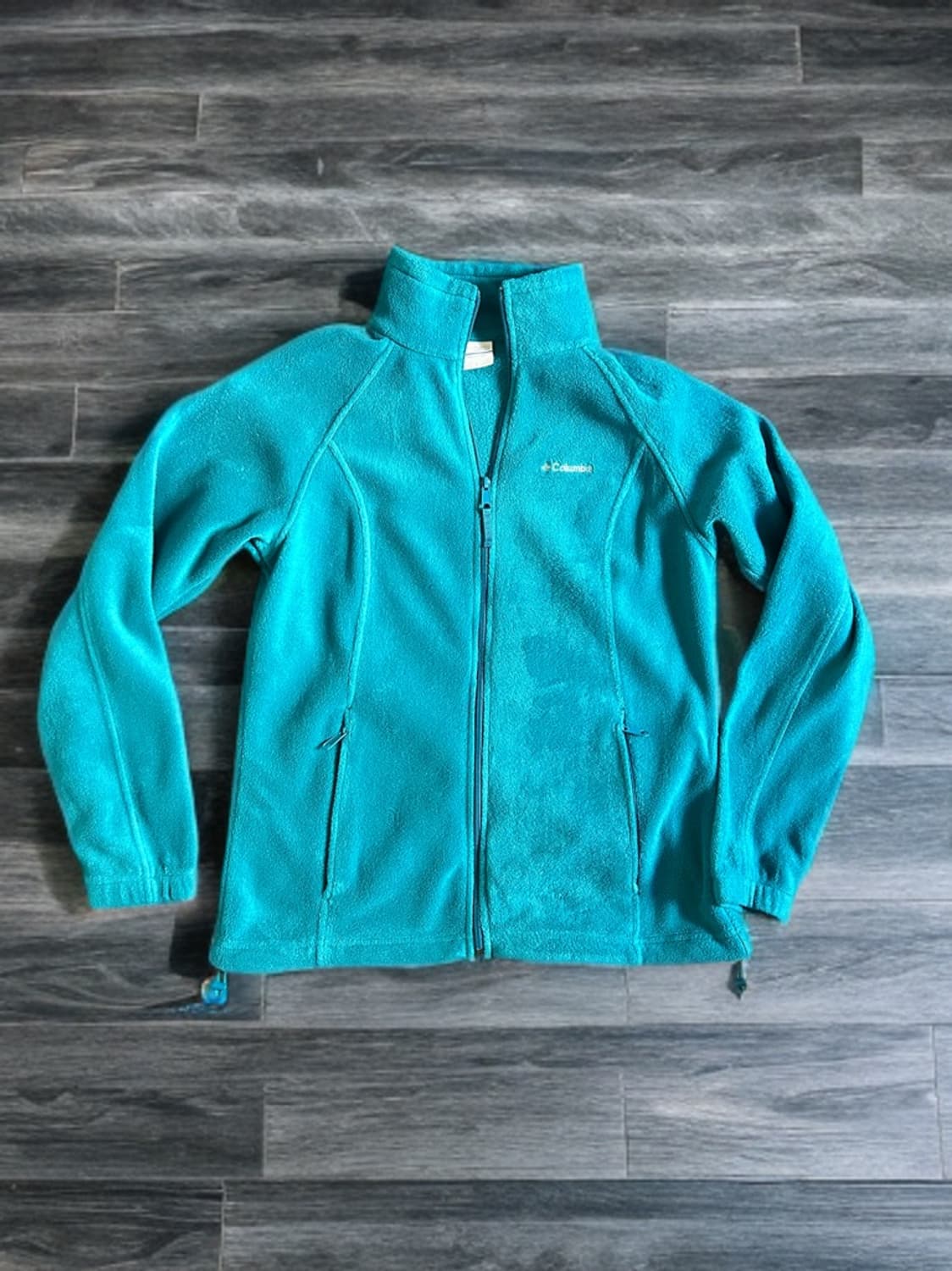 컬럼비아 풀집업 플리스 틸 컬러 상품이미지1