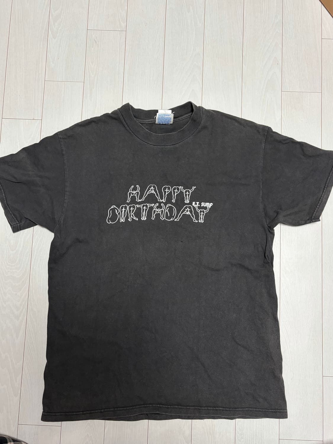 에로틱 빈티지 티셔츠 해피벌스데이  상품이미지1