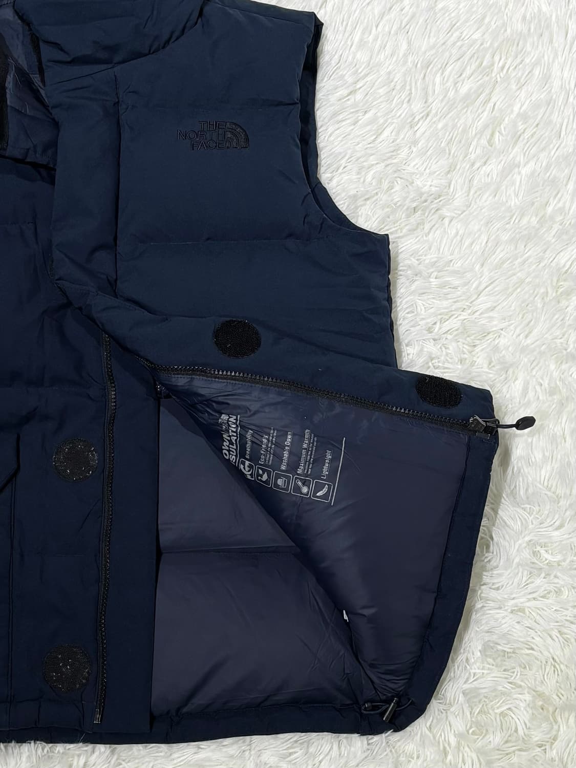 노스페이스 화이트라벨 네이비 다운 패딩조끼 상품이미지6