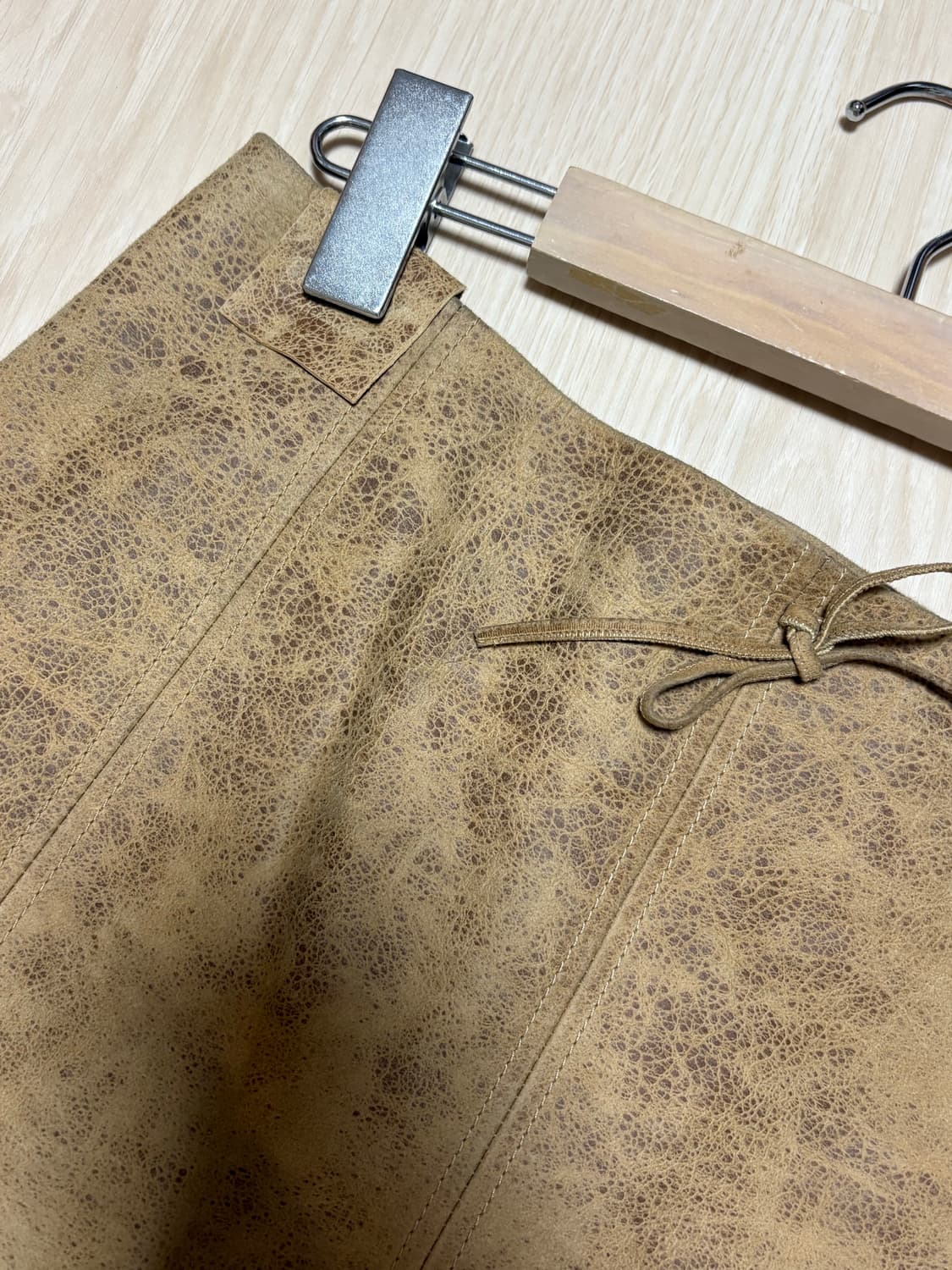 팔로마울 가죽 스커트(새상품) 상품이미지5