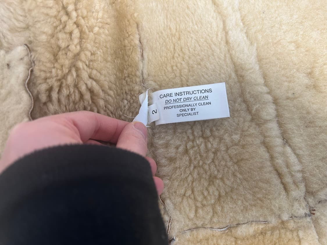 sawyer of Napa Original 시어링 리얼 무스탕 코트 상품이미지5