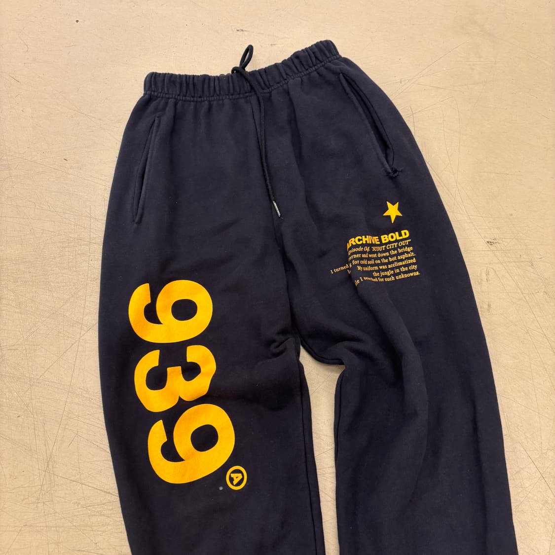 아카이브 볼드 939 빅로고 스웻 조거 팬츠 상품이미지2