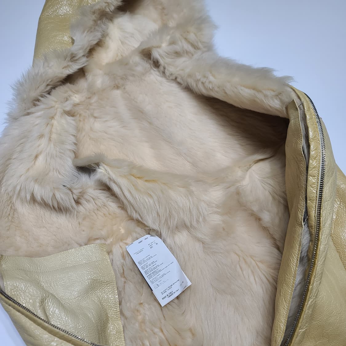 프라다 후드 무스탕 롱 베스트[36] 상품이미지6