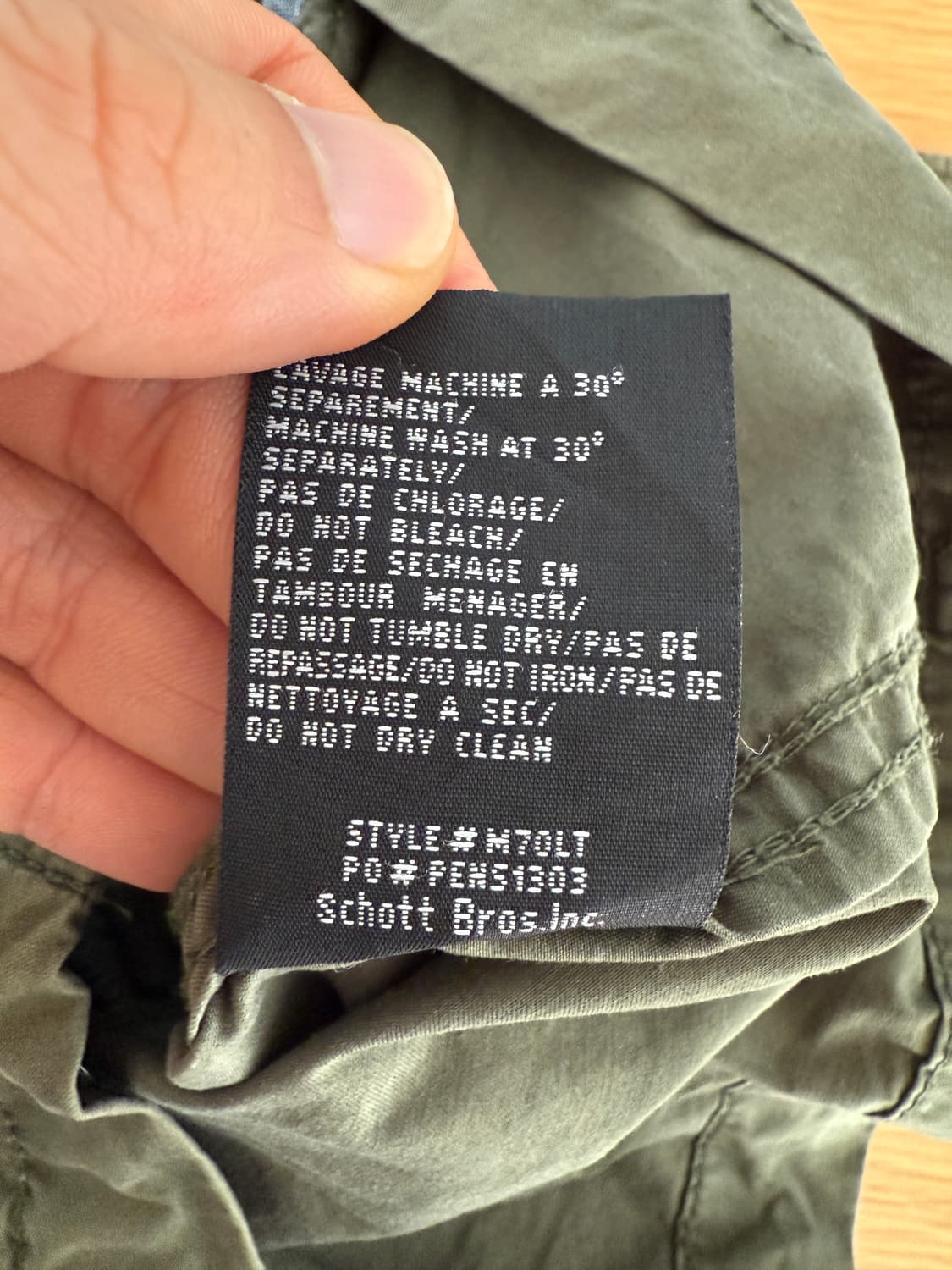 쇼트(Schott) M-65 모티브 필드 야상자켓 상품이미지10