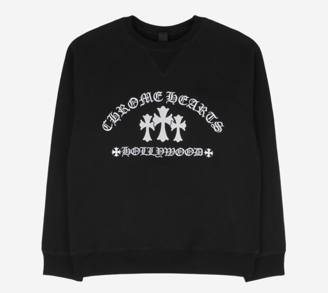 크롬하츠 세메터리 자수 맨투맨 M 상품이미지1