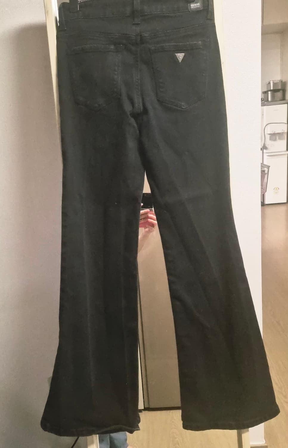 게스 슬림 블랙 부츠컷데님 상품이미지3