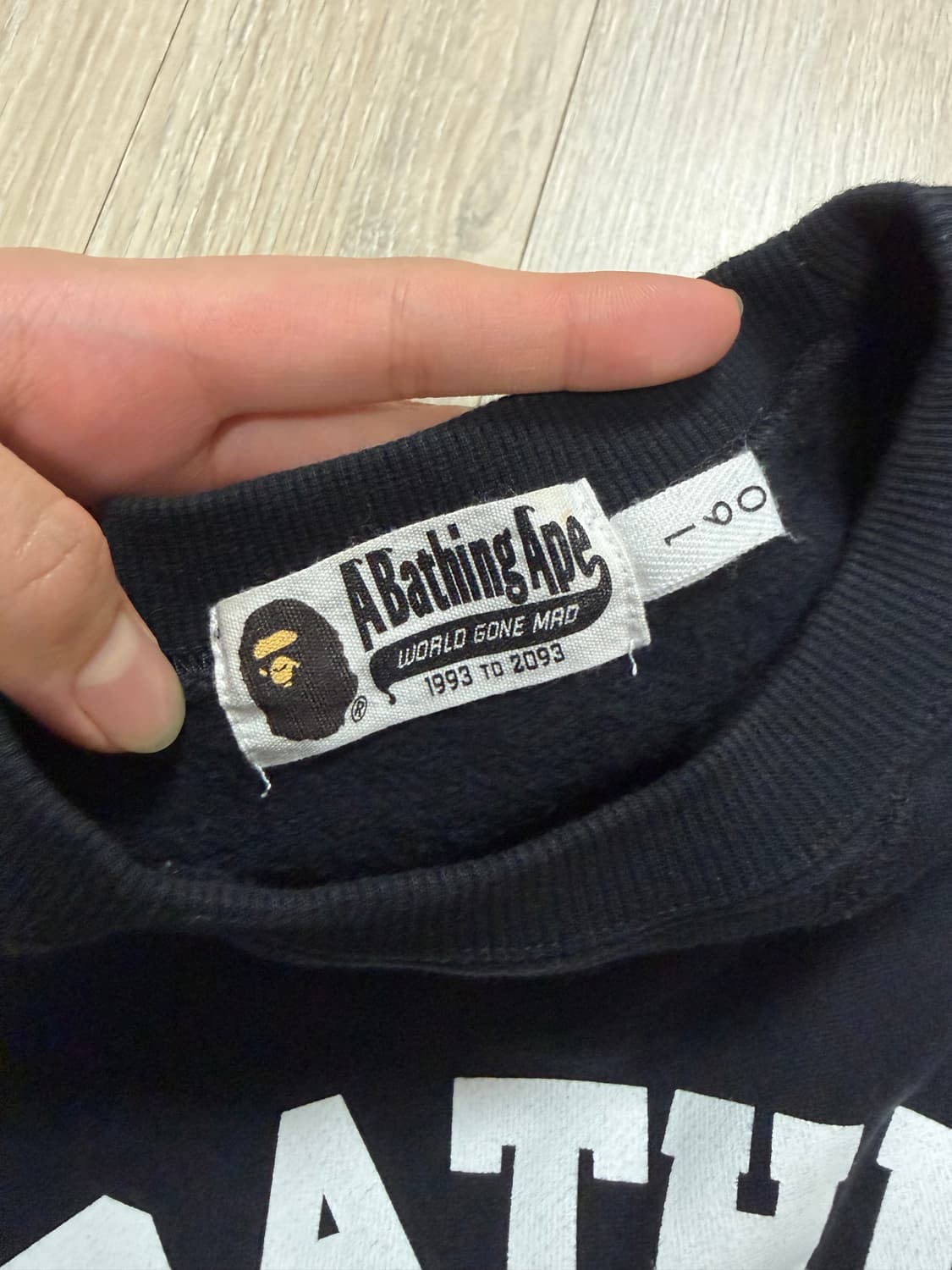 베이프 클래식 컬리지 맨투맨 상품이미지3