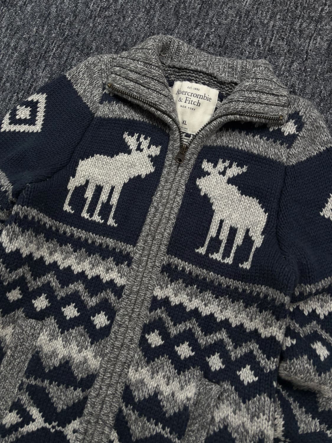 아베크롬비 노르딕 니트 집업 가디건 상품이미지4