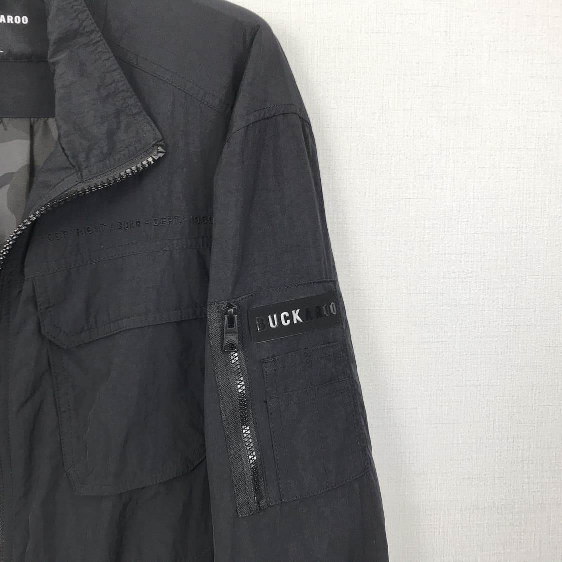 버커루 봄버 블루종 자켓 남성L (100) 상품이미지3
