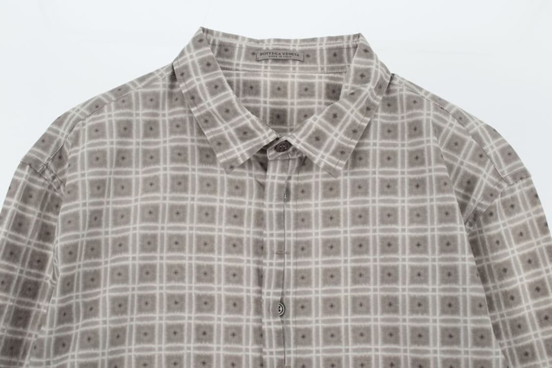 보테가 베네타 (MEN - M) 코튼 자가드 패턴 셔츠 상품이미지2