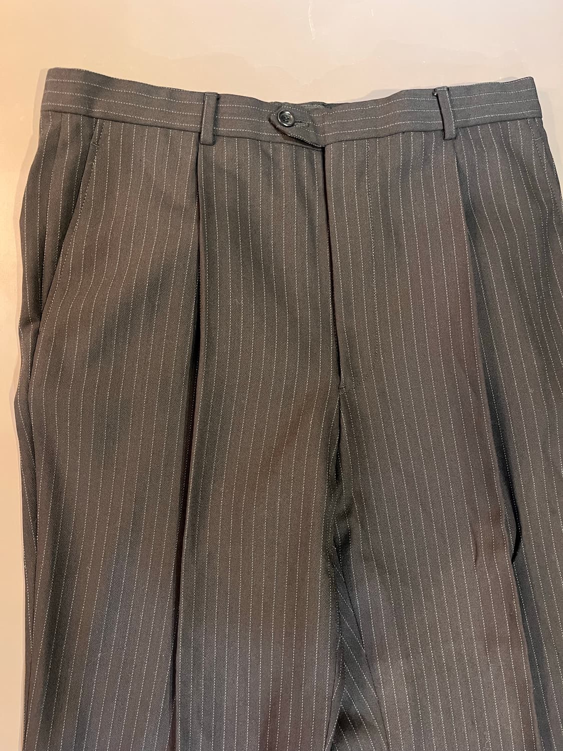 아르마니 콜레지오니 핀스트라이프 더블 수트 (이탈리아제, 52) 상품이미지7